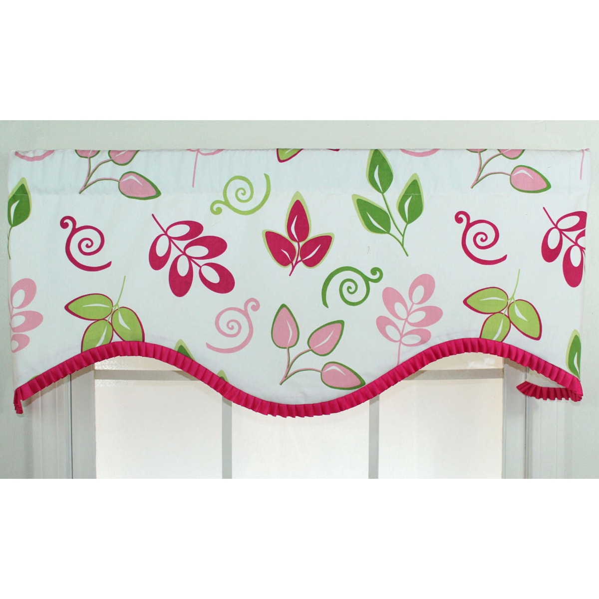 Gracious Leaves Cornice Window Valance