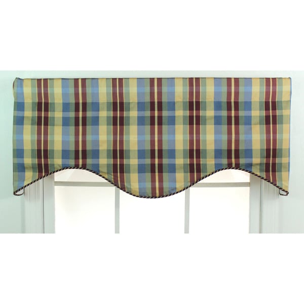 Terpel Plaid Cotton Cornice Window Valance RLF HOME Valances