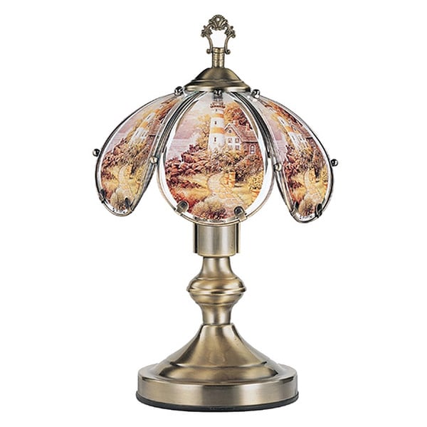 14.25-inch Road to Light House Touch Lamp