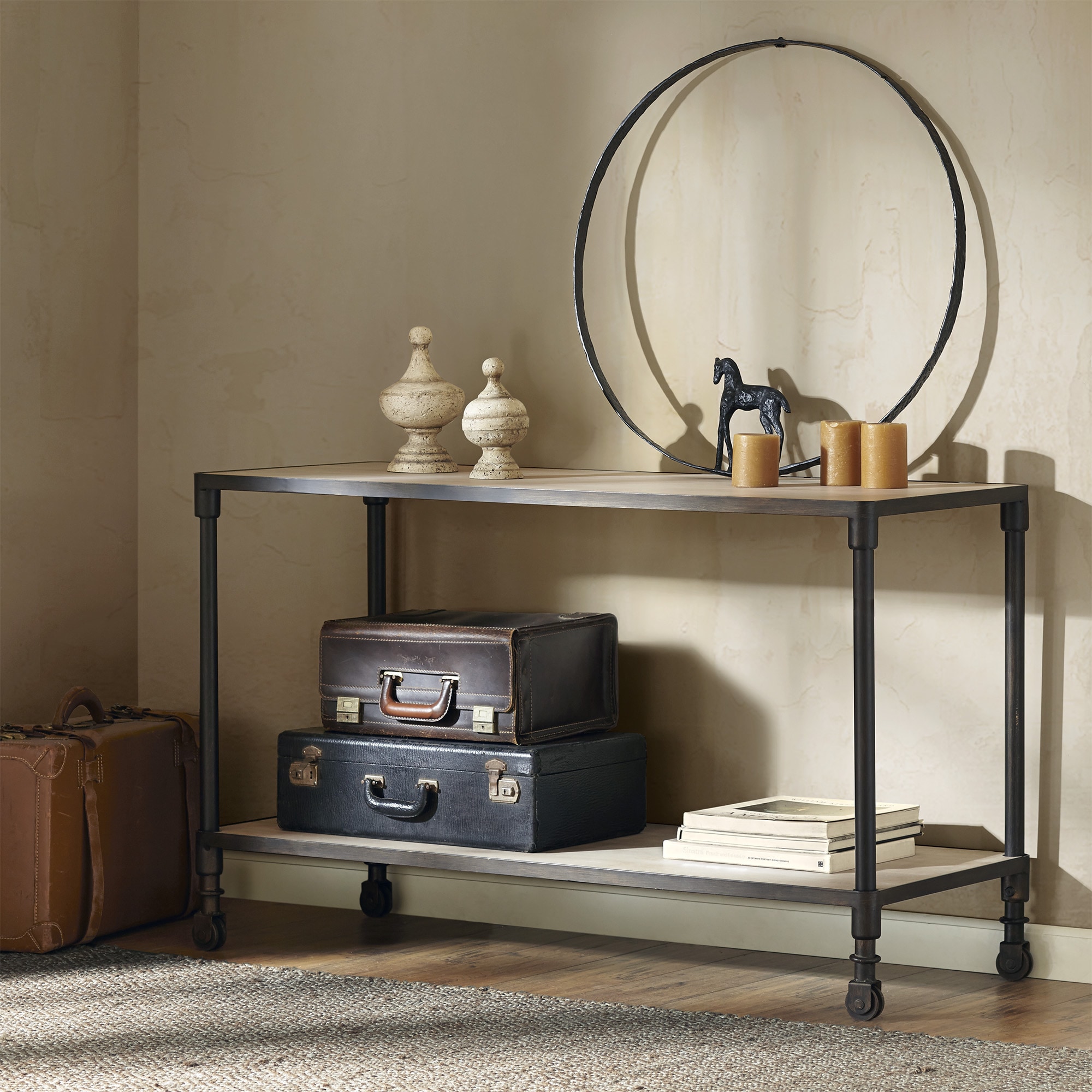 Renate Latte Sofa Table