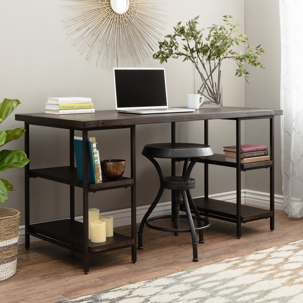 Renate Desk In Coffee Finish Free Shipping Today Renate Desk In Coffee Finish