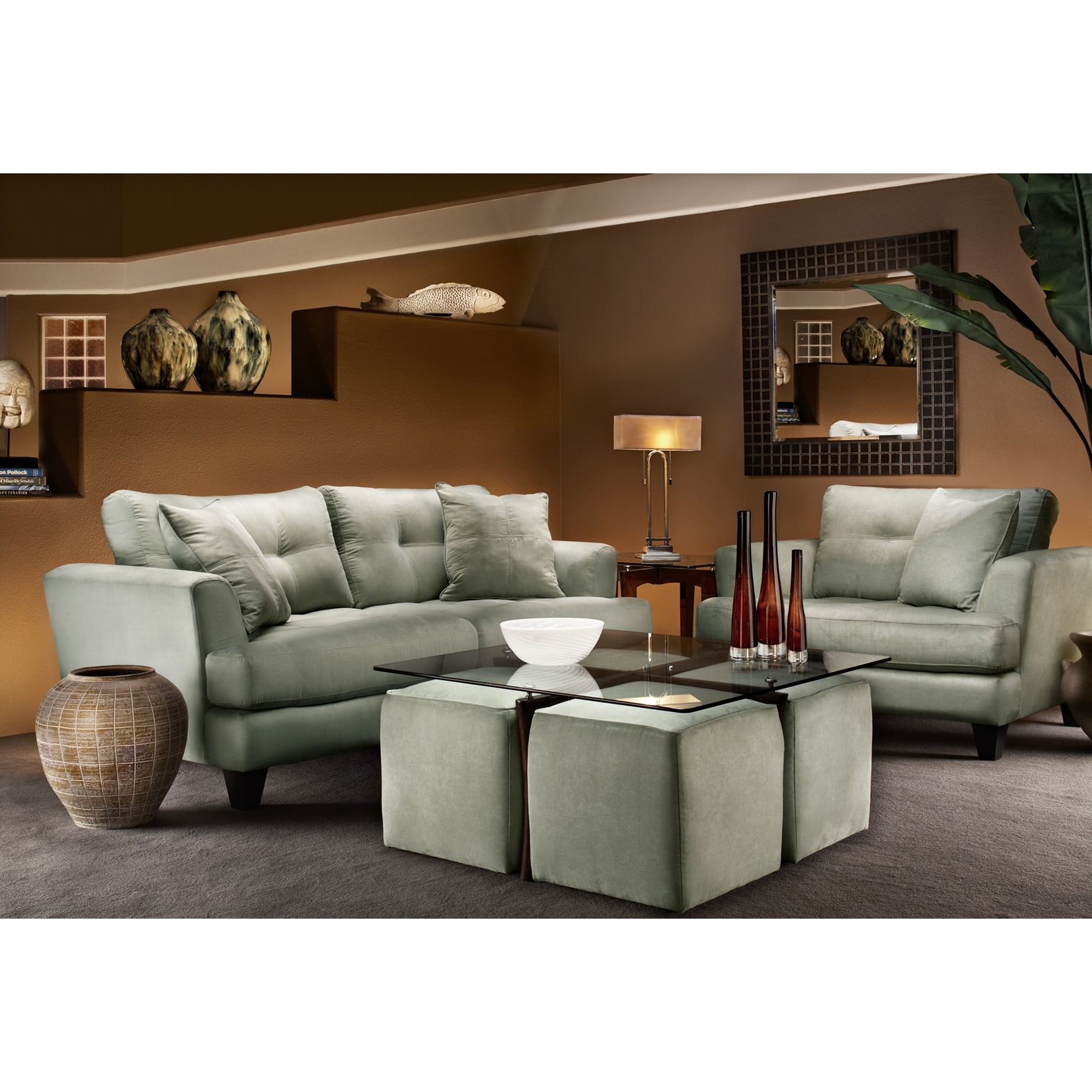 Uptown 6 piece Sofa Set (set Of 6)