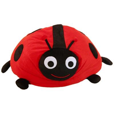 BeanSack Red Ladybug Kids Bean Bag Chair