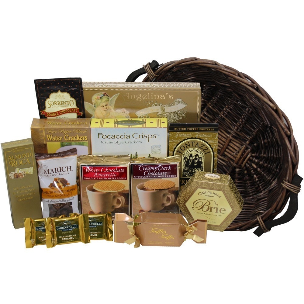 Classic Gourmet Food and Snack Gift Basket, Medium Bed Bath