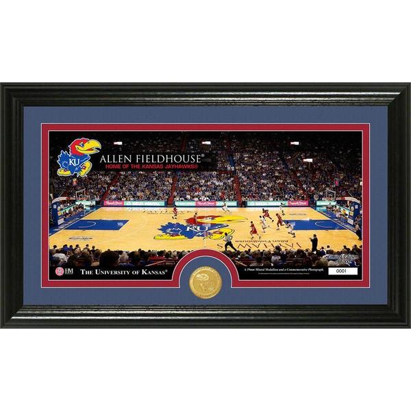 University of Kansas Court Bronze Coin Panoramic Photo