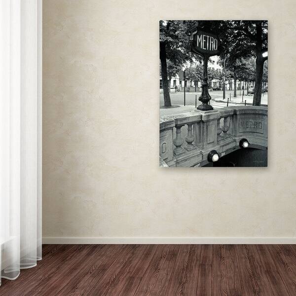 Kathy Yates Le Metro Canvas Art Overstock 8450600