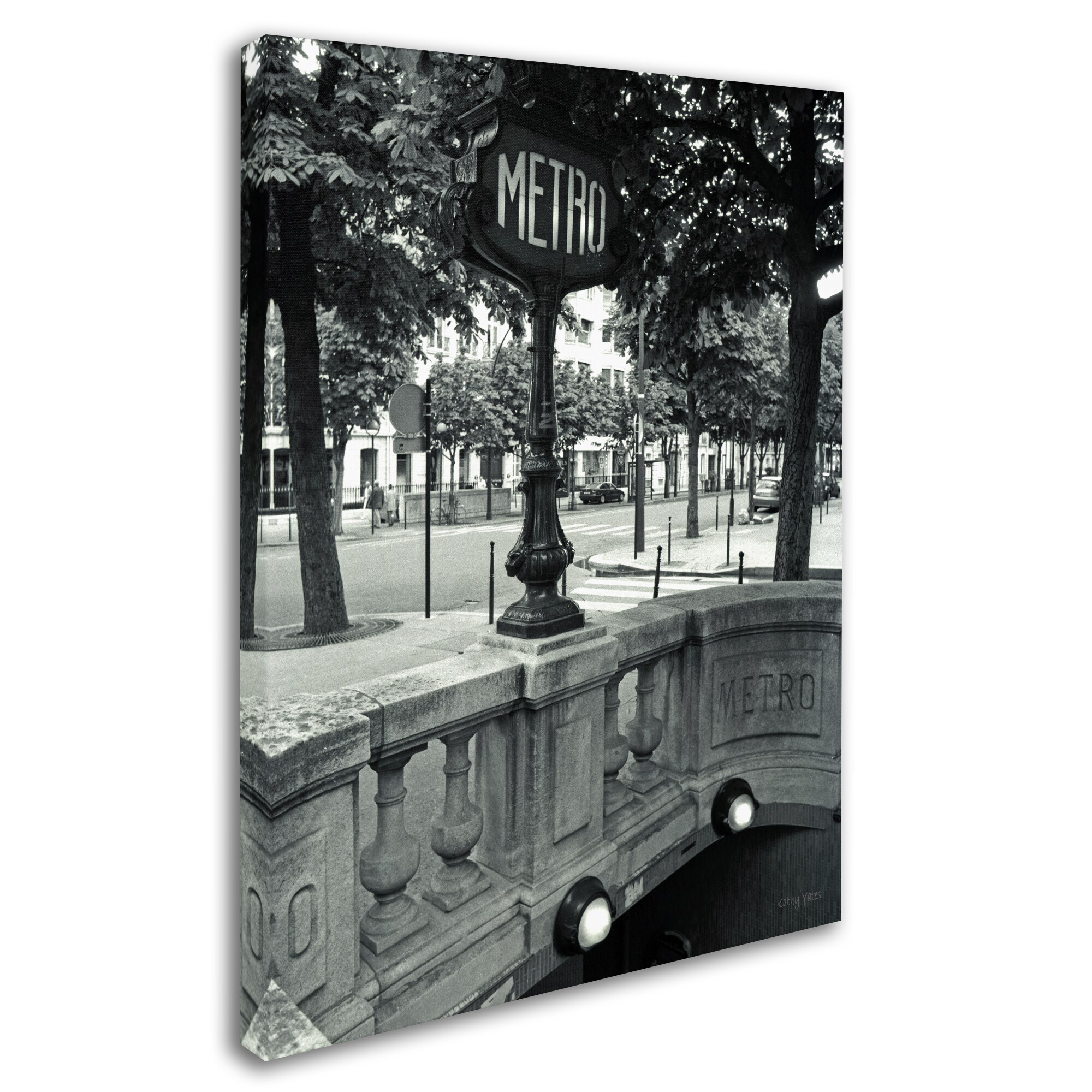 Kathy Yates Le Metro Canvas Art Overstock 8450600