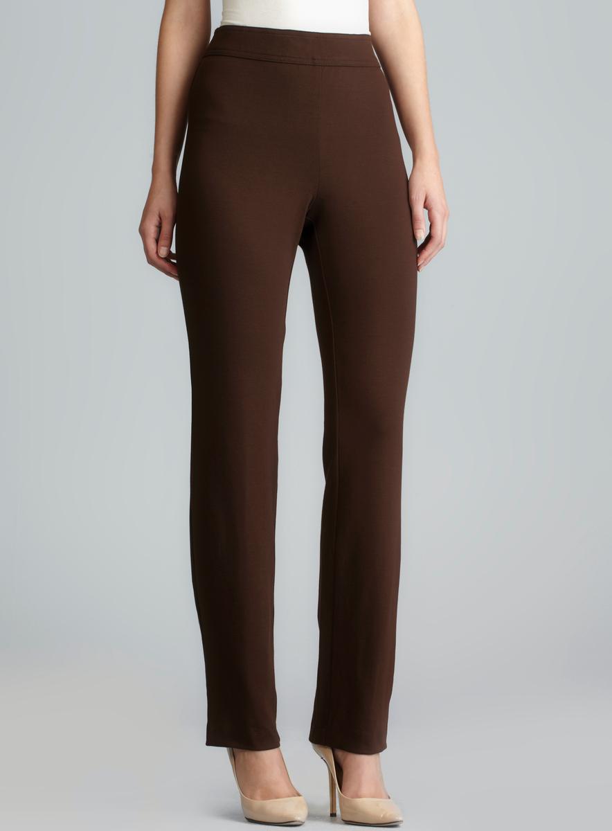 Premise Molten Chocolate Pull On Ponte Pants - 15744042 - Overstock.com ...