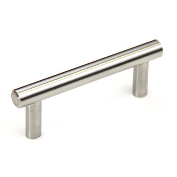 Solid Stainless Steel Brushed Nickel T Bar Kitchen Cabinet Handle Pulls 2"-24" 