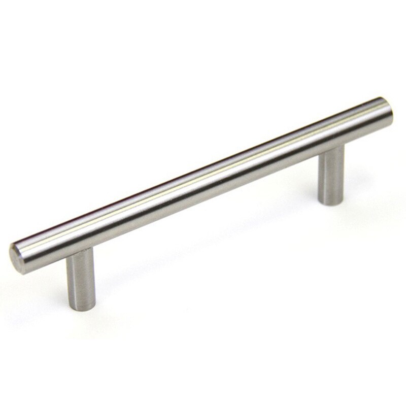Solid Stainless Steel Brushed Nickel Finish Kitchen Cabinet Pull Knob Hardware 