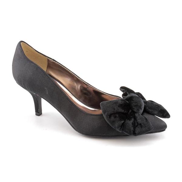 J Renee Women S Classic Shoes Black Satin