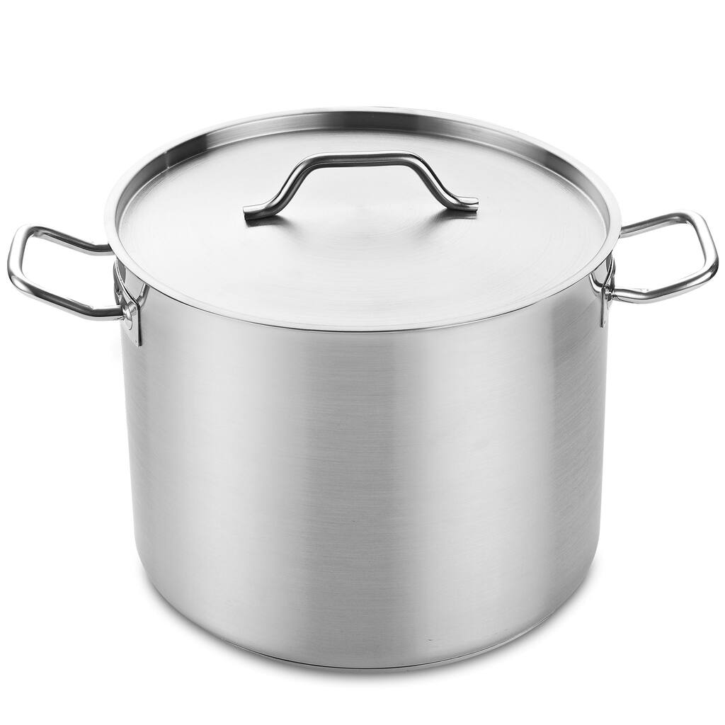 Cooks Standard 32 Quart Stainless Steel Stockpot with Lid
