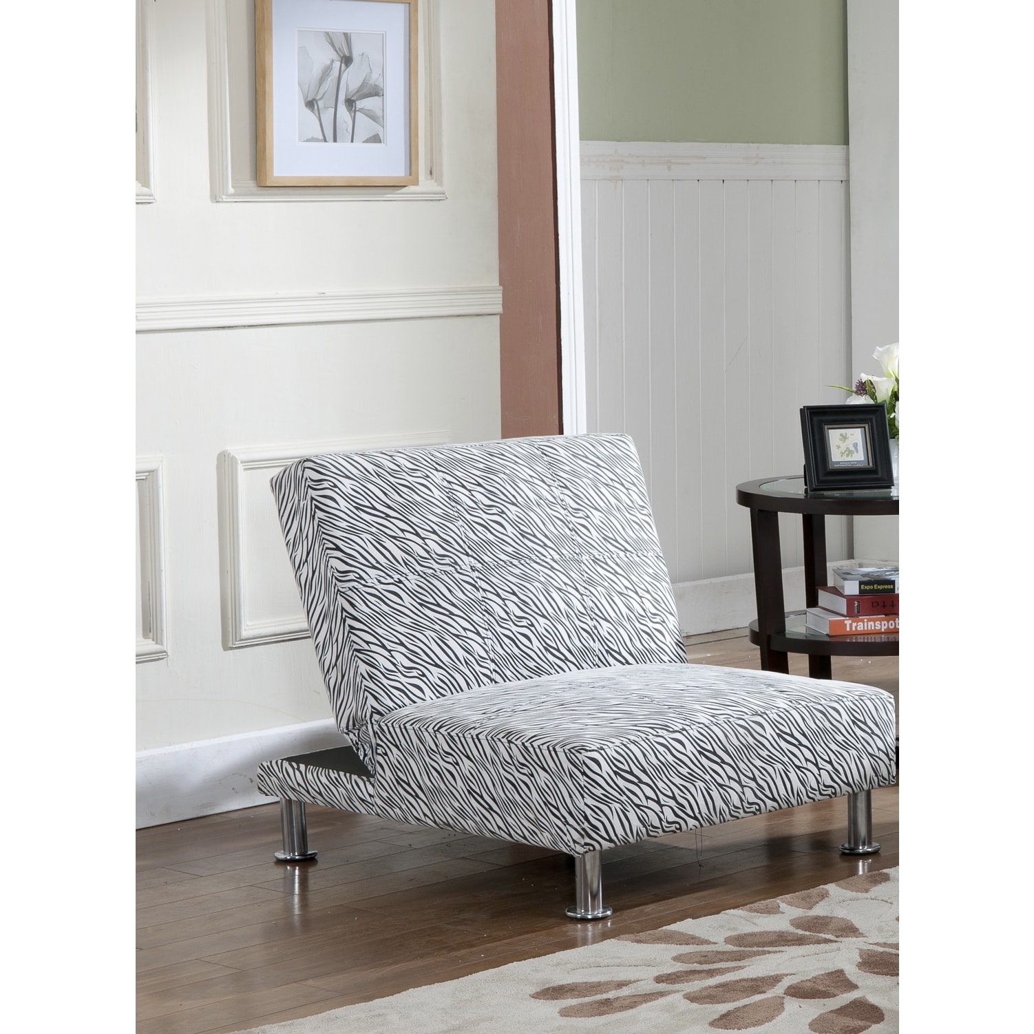 Klik klak Zebra Print Two position Chair