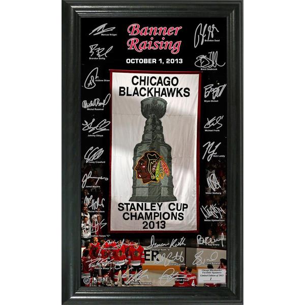 Chicago Blackhawks 2013 Stanley Cup Champions Framed Photo Highland Mint Hockey