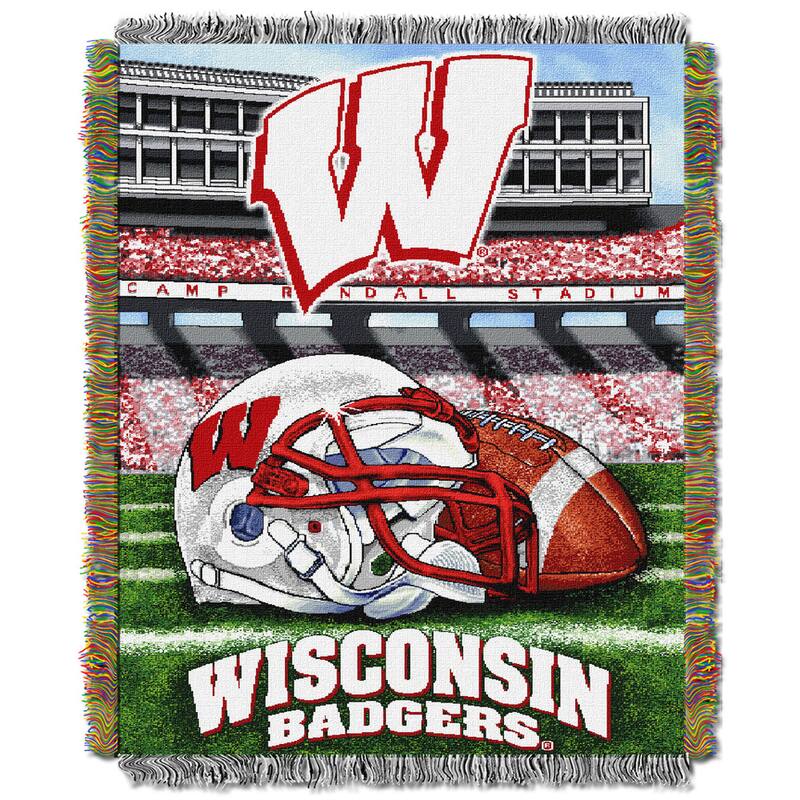 NCAA Big Ten Conference School Tapestry Throw Blanket