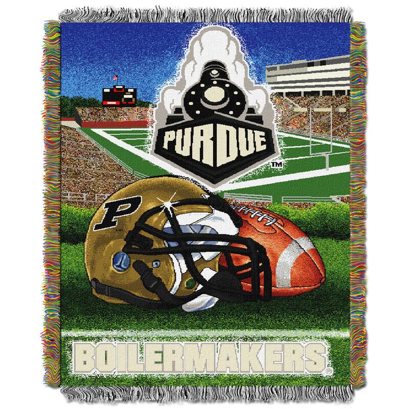 NCAA Big Ten Conference School Tapestry Throw Blanket