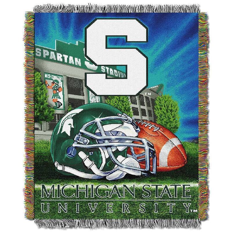 NCAA Big Ten Conference School Tapestry Throw Blanket