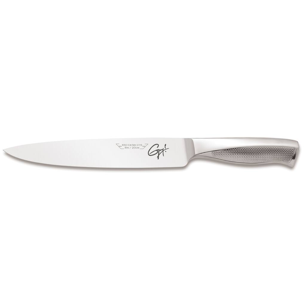 Guy Fieri Signature 8-inch Stainless Steel Slicer with Sheath