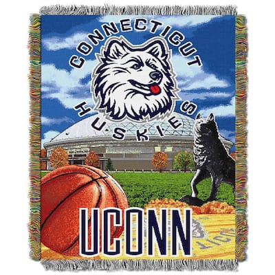 NCAA University of Connecticut Huskies School Tapestry Throw