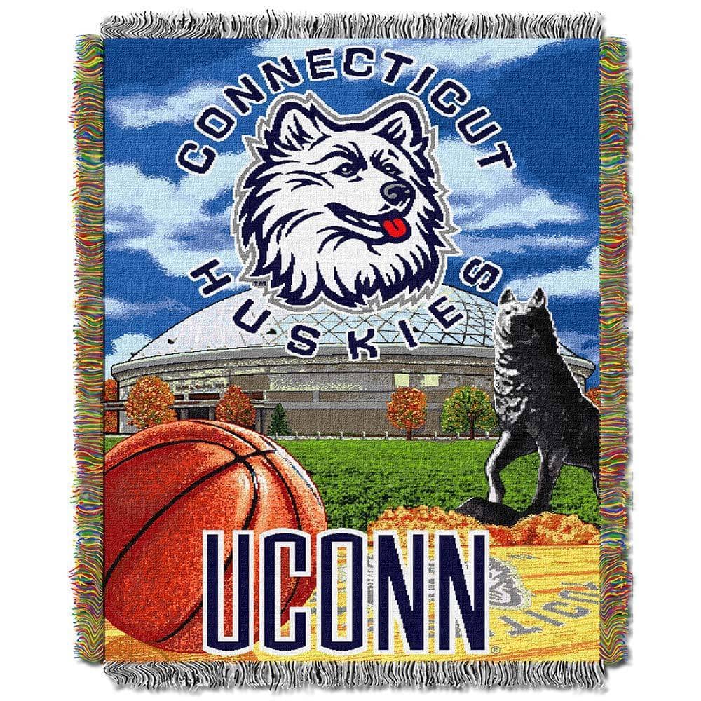 NCAA University of Connecticut Huskies School Tapestry Throw