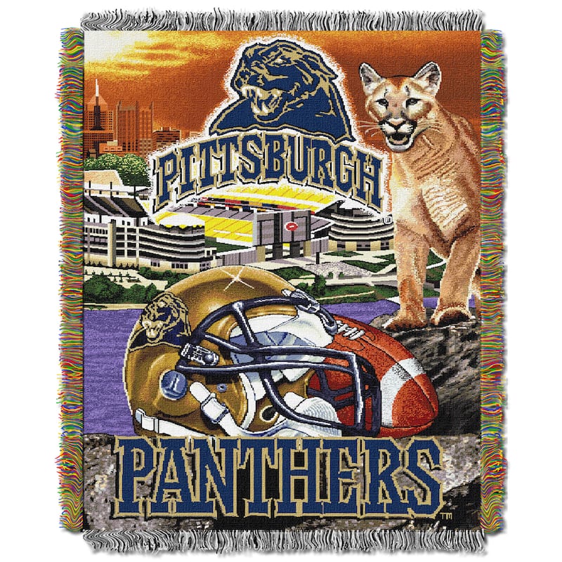 NCAA ACC School Tapestry Throw Blanket - Pittsburgh Panthers