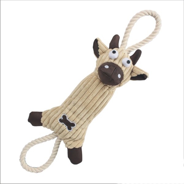 rope plush dog toy