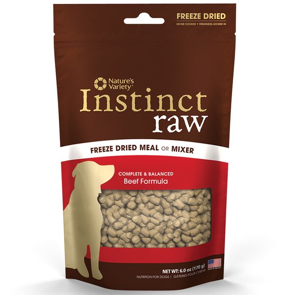 Natures Variety Raw Instinct Freeze Dried Beef Dog Food
