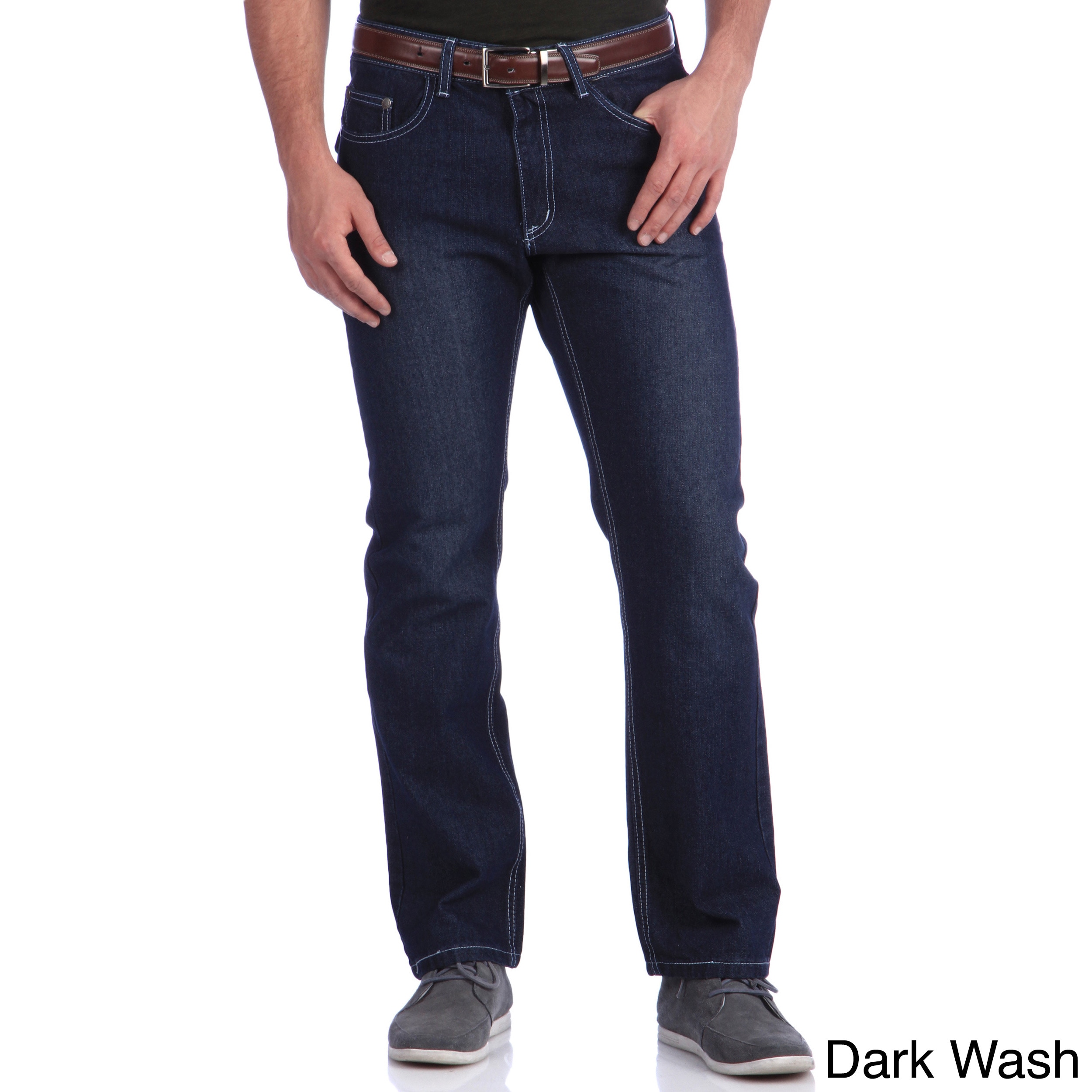 Mens Denim Straight Leg Jeans