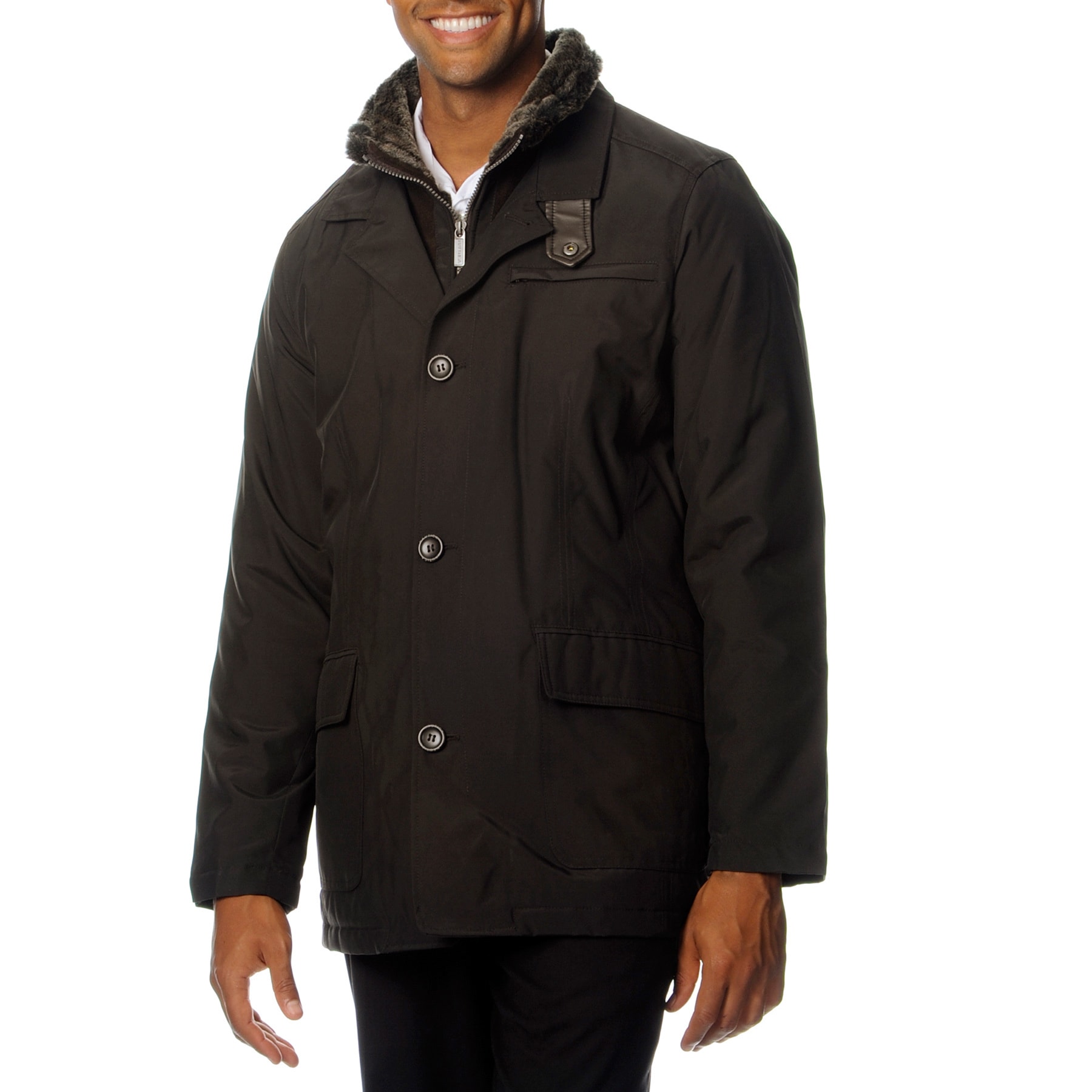 Nautica Mens Nylon Coat