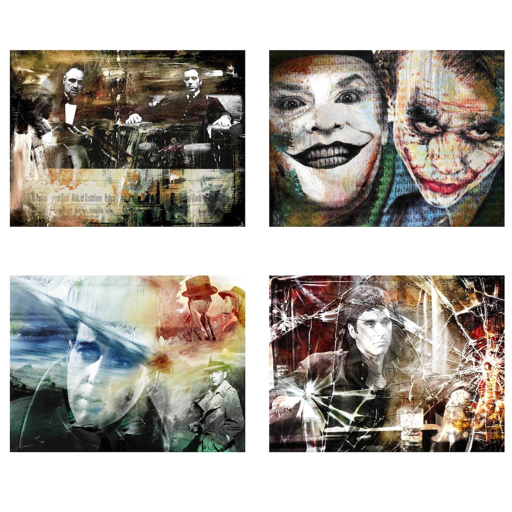 Ready2HangArt 'Gangstars' 4-piece Canvas Wall Art