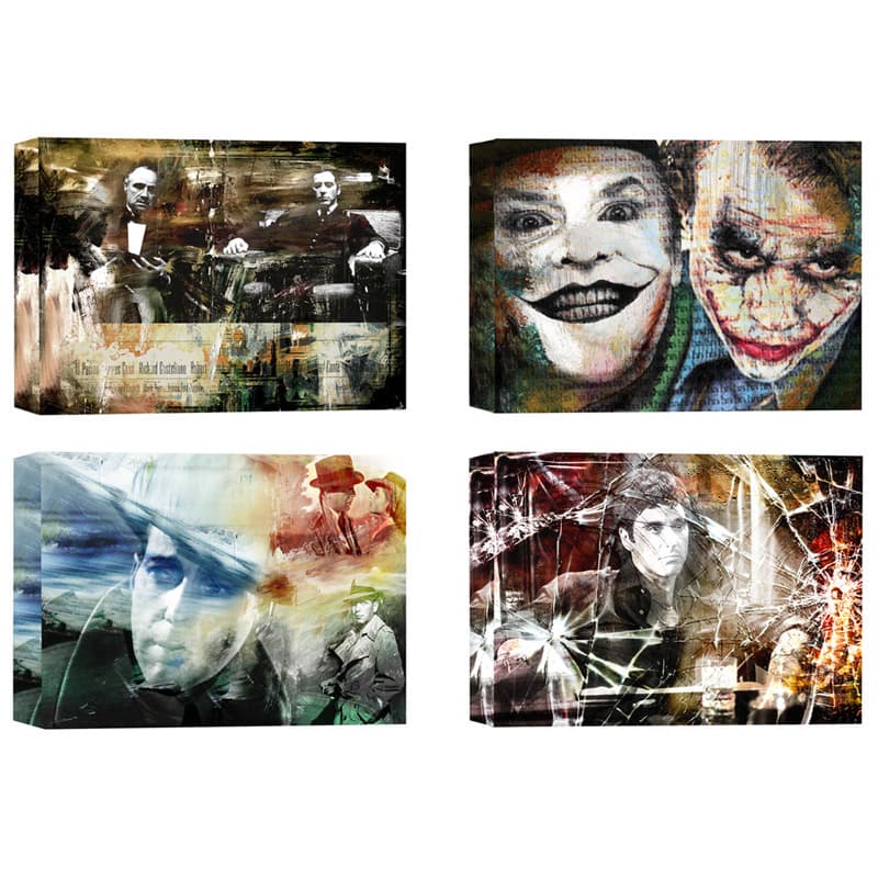 Ready2HangArt 'Gangstars' 4-piece Canvas Wall Art