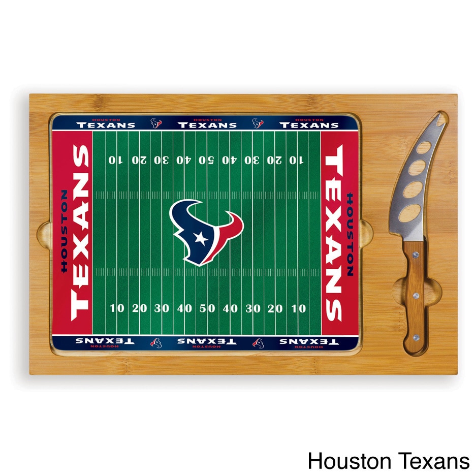 Picnic Time American Football Conference Icon Cheese Board Set