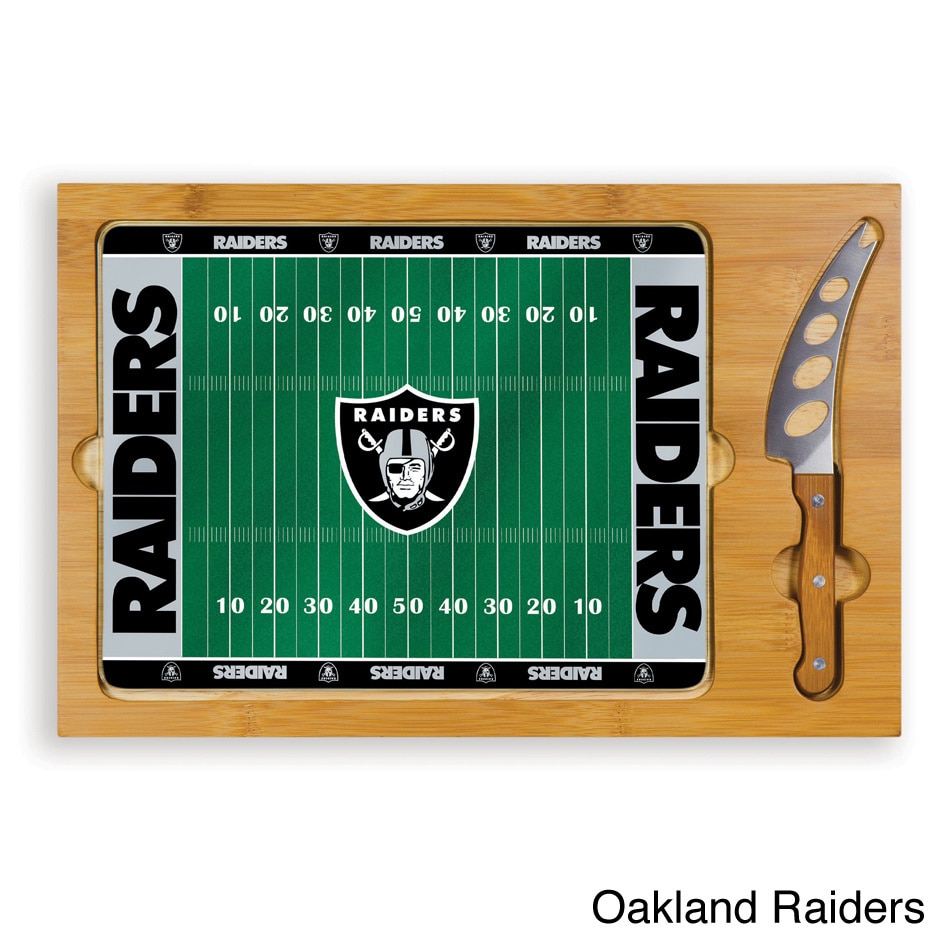 Picnic Time American Football Conference Icon Cheese Board Set