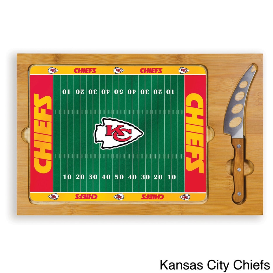 Picnic Time American Football Conference Icon Cheese Board Set