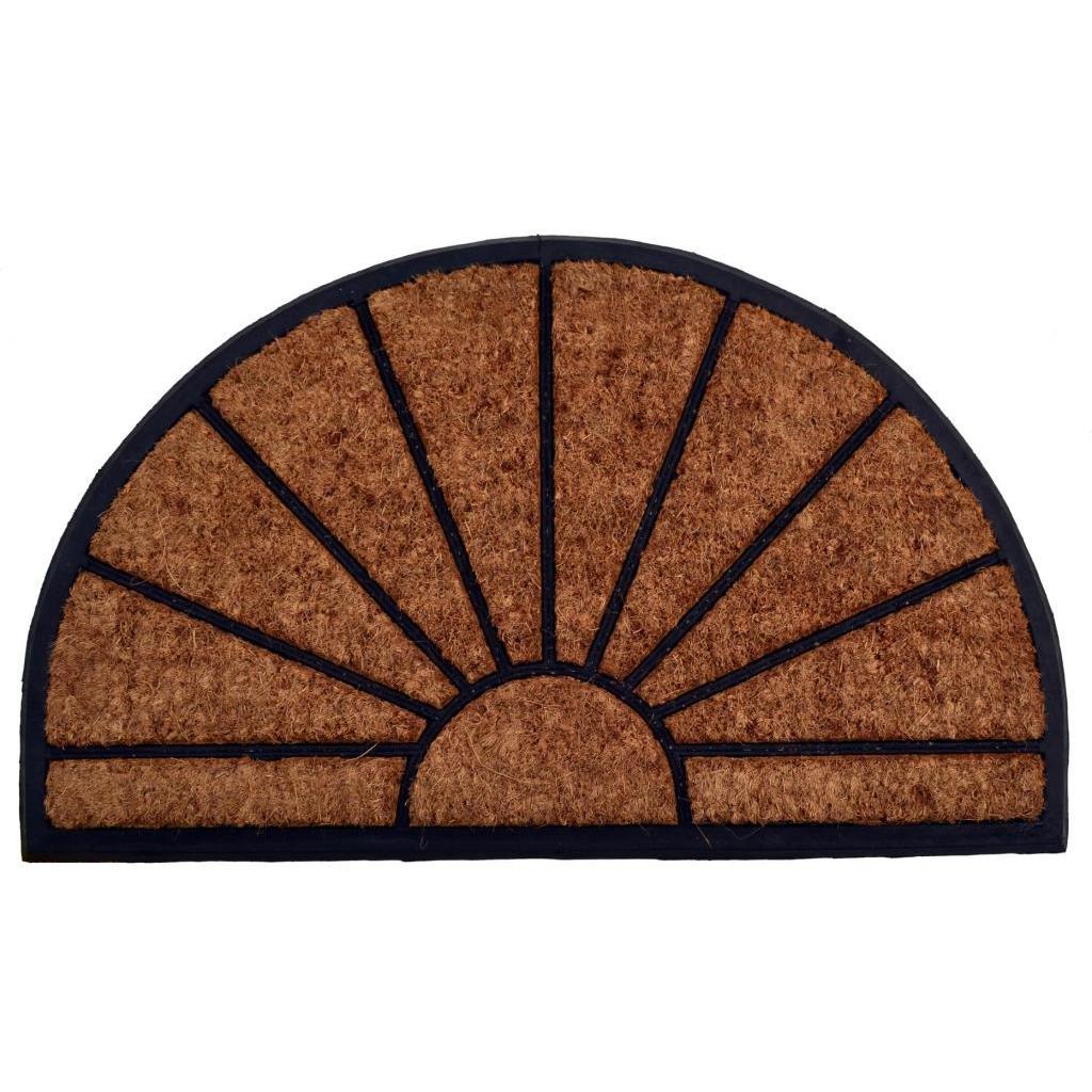 Outdoor Coconut Fiber Sun Door Mat (2'6 x 1'6) - 2'6 x 1'6