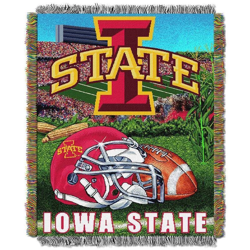 NCAA Big 12 Conference Home Field Advantage Tapestry Throw