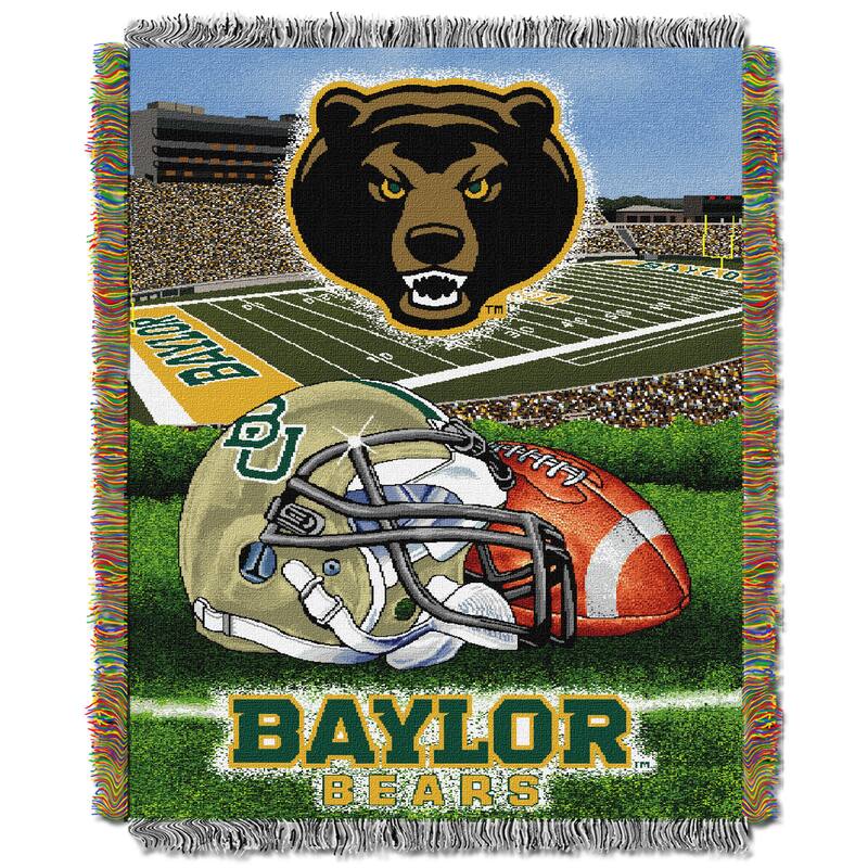 NCAA Big 12 Conference Home Field Advantage Tapestry Throw - Baylor Bears