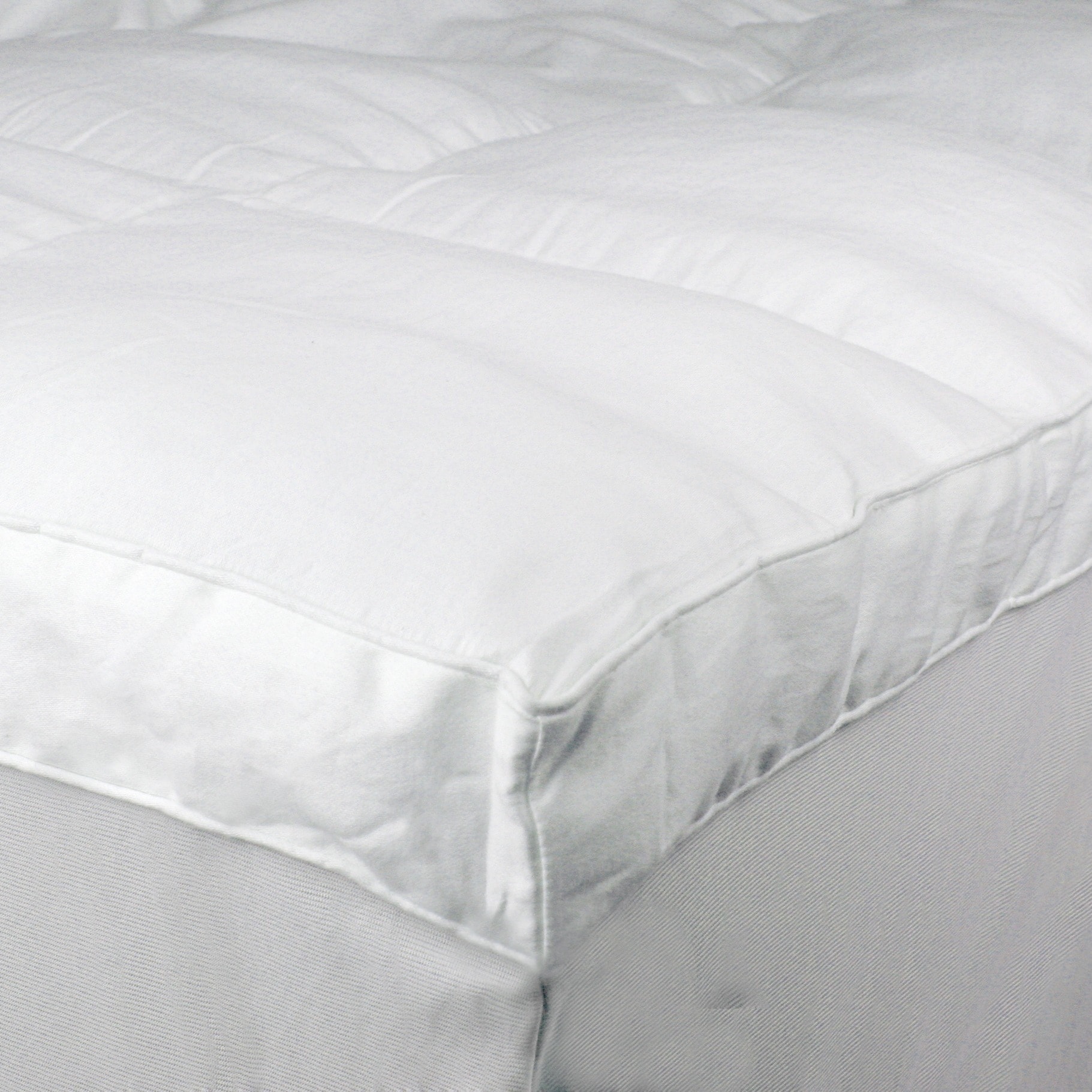 Serta Perfect Sleeper 100 percent Cotton Baffle Box Mattress Topper