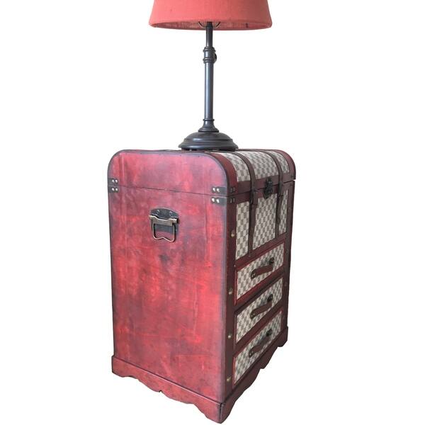 Shop Decorative York Town Side Table With Drawers On Sale