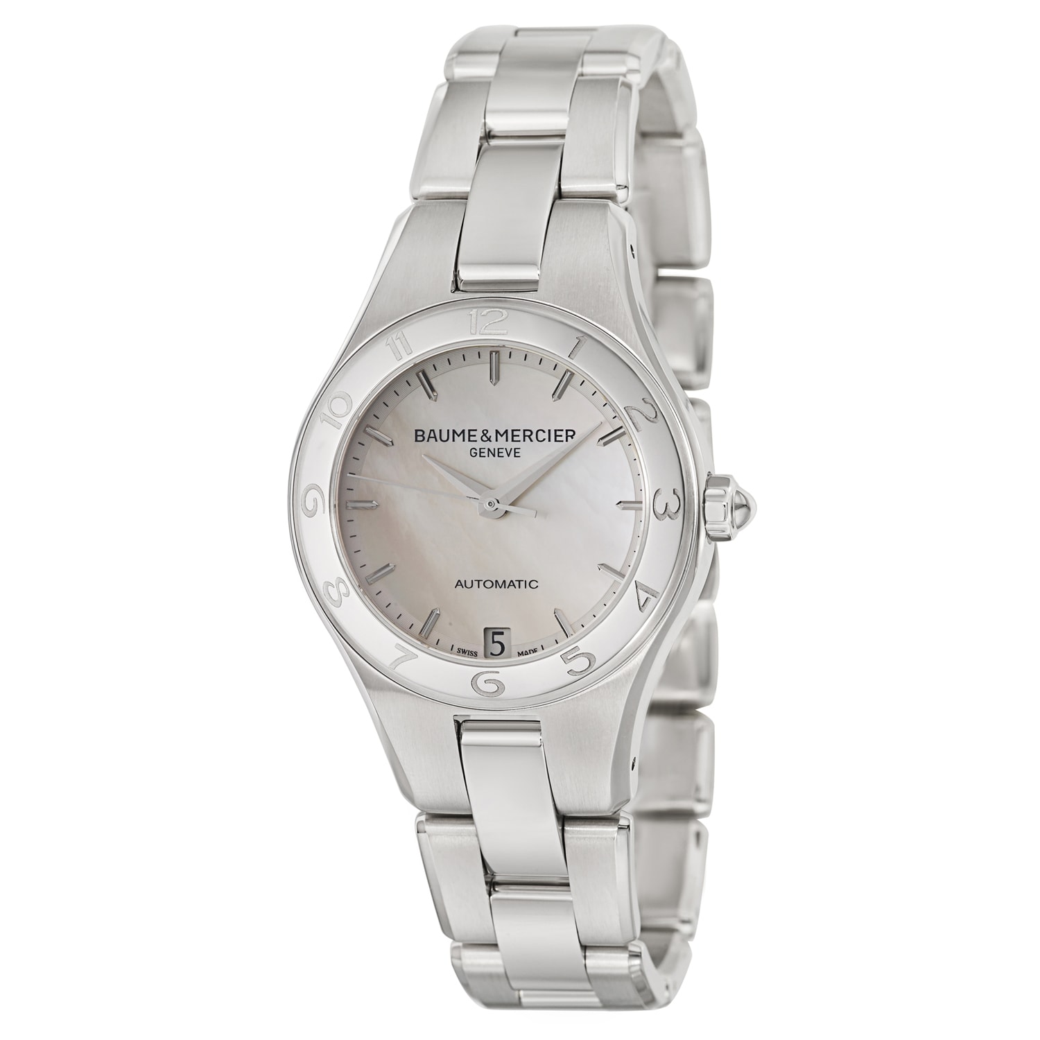 Baume and Mercier Women's 'Linea' Stainless Steel Swiss Automatic Watch