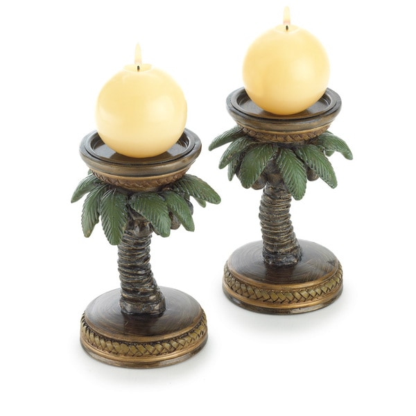 Shop Palm Tree Candle Holders Free Shipping On Orders Over 45