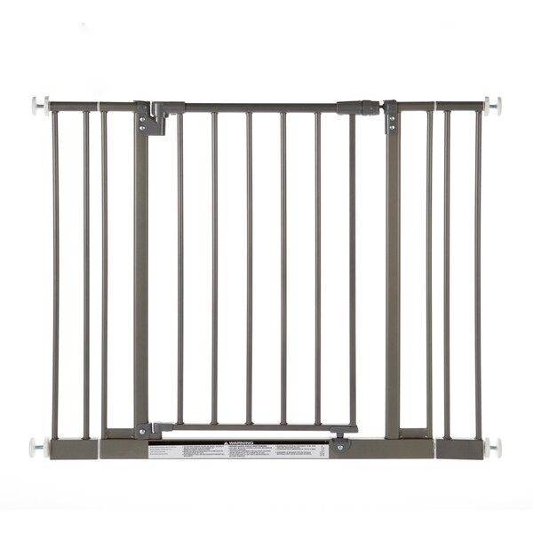 North States Easy Close Burnished Steel Metal Gate North States Child Gates