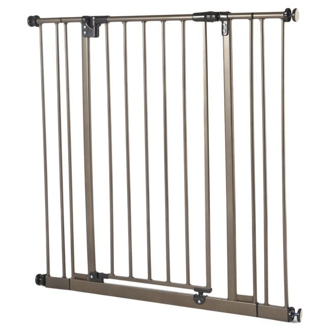 North States Extra Tall Easy close Bronze Metal Gate