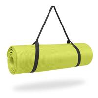 Pure Fitness 1/ inch Ultra Thick NBR Exercise Mat - Lime - 68x24