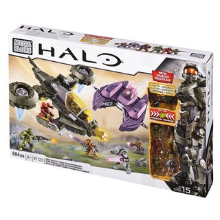 Mega Bloks Halo UNSC Hornet vs. Covenant Vampire Mega Bloks Building Sets