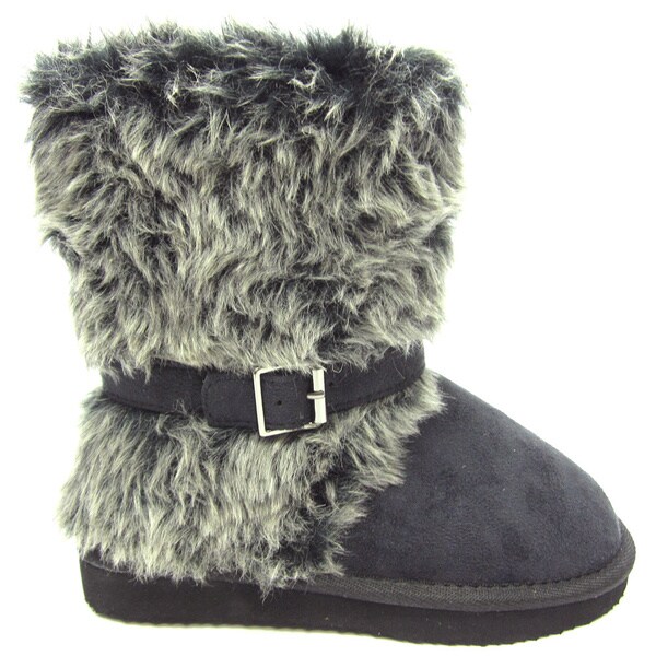 childrens furry boots