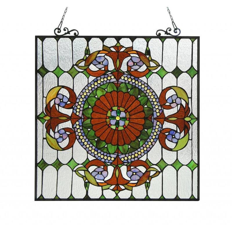Chloe Tiffany Style Victorian Design Window Panel