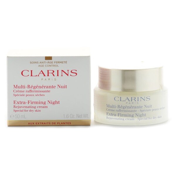 Clarins Extra Firming Night Rejuvenating 1.6-ounce Cream Dry Skin ...
