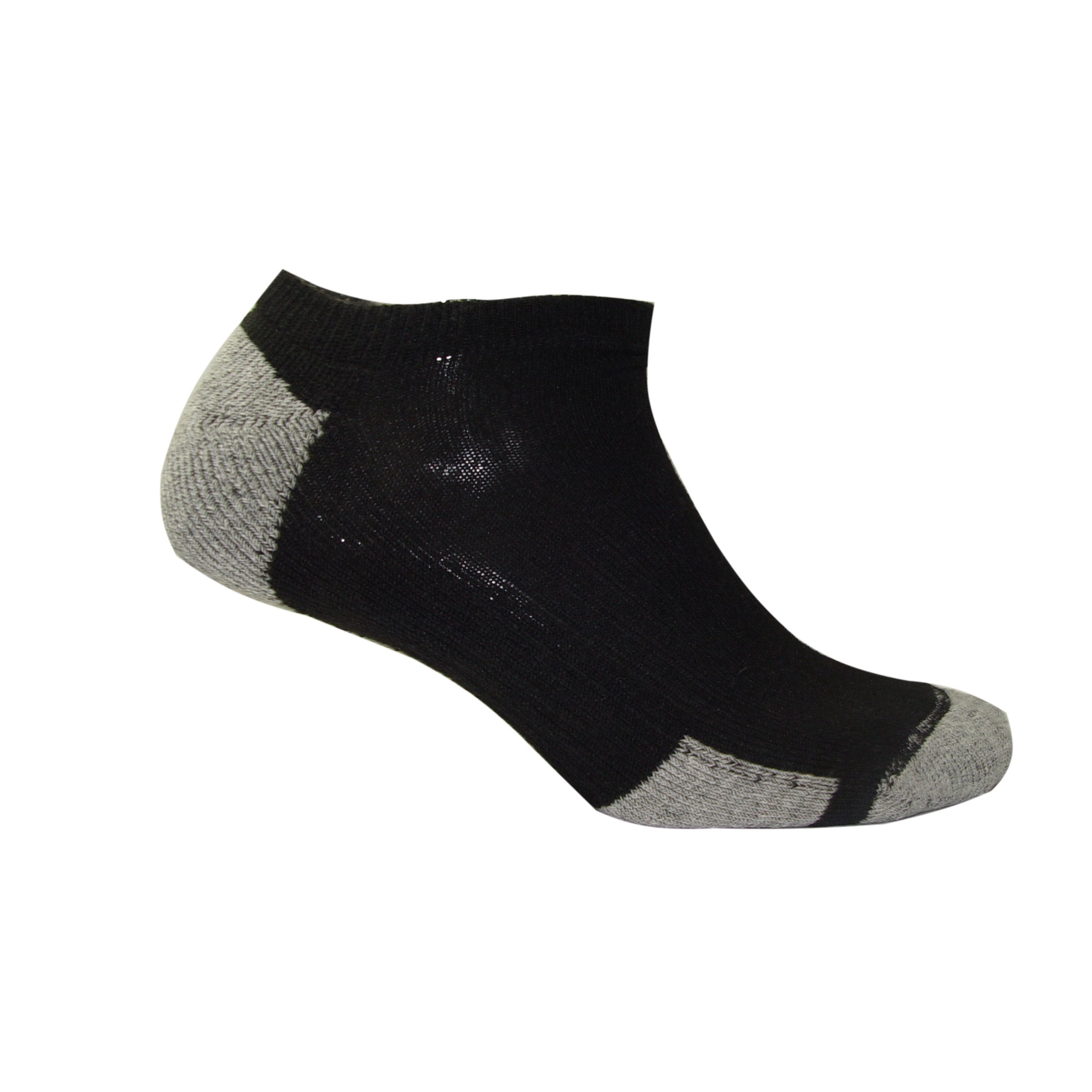 24-Pairs Hanes Mens Comfortblend Ankle Socks 2-Pk 12-14, Black