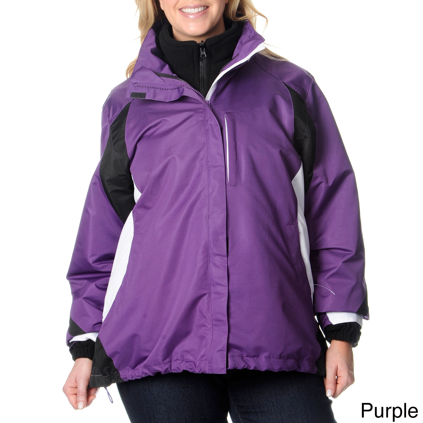 Excelled Womens Plus 3 in 1 Jacket